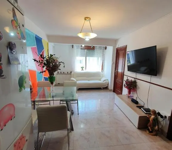 Lägenhet Iluminado Festivo Cerca Del Centro Vigo