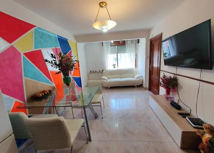 Lägenhet Iluminado Festivo Cerca Del Centro *